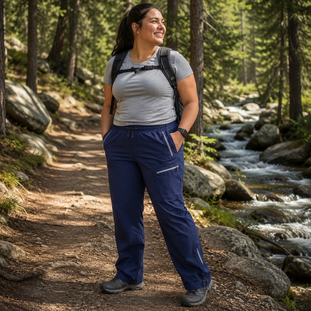 Baleaf 2XL Navy Blue Hiking Pants Lightweight Quick Dry Cargo Outdoor